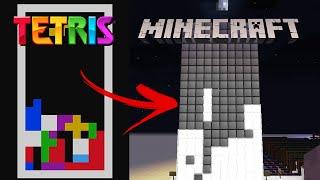 I created a WORKING game of Tetris in Minecraft!