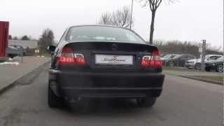 BMW E46 320I gets Schmiedmann stainless steel sports exhaust prototype