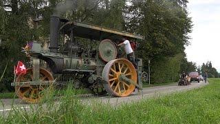 (UHD/ 4K) Strassendampf Münsingen Schweiz 2014/ Road Steam!