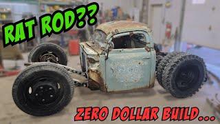 Building a 51 Ford Rat Rod on a Zero Dollar Budget!