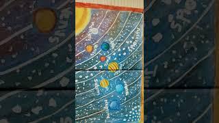 Solar system art by Rabiya