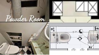 新家改造日记 I 新加的powder room | 迷你客卫