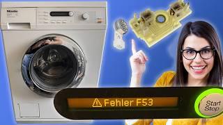 Miele Waschmaschine Fehler F53 | Motorkohlen | Motor | Kabel | Elektronik