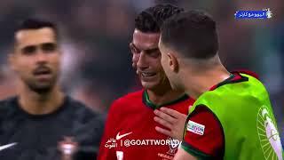 CRISTIANO RONALDO crying after missing penalty vs Slovenia at EURO 2024