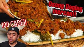 MUKBANG OSENG DAGING SUPER MERCON  1 KG  + NASI se Magicom