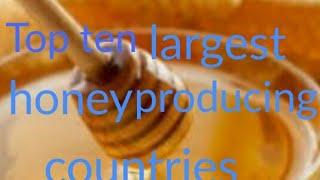 Top ten largest honey producing countries