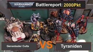 Warhammer 40k Battlereport: Genestealer Cults vs. Tyraniden 2000Pkt 10.Edi deutsch