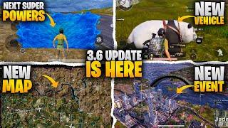 3.6 Update RELEASE DATE Pubg Mobile | Top Features & Theme Mode | PUBGM / BGMI