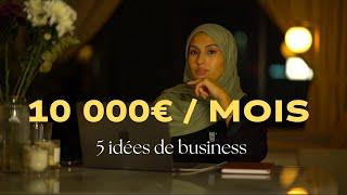 5 idées business à lancer en 2025 + crée ton site internet en 5 minutes ( de 0 à 10k/mois )