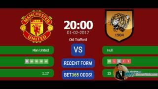 Manchester United vs Hull City PREDICTION (by 007Soccerpicks.com)