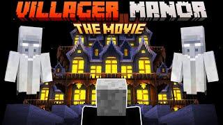 Minecraft but I survive in VILLAGER MANOR [FULL MOVIE]