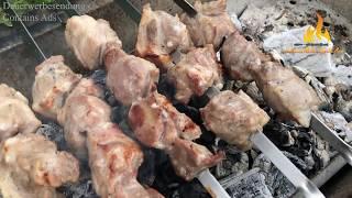 Klassisch Russisch Schaschlik Rezept mit Essig - Schaschlikspieße grillen BBQ