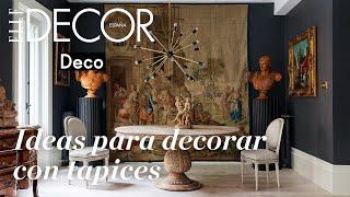 Ideas para decorar paredes con tapices | DecoraciónTV