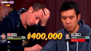 ¿PAGARÁ TOM DWAN este ALLIN para BOTE de 400,000$?