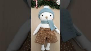 Free pattern hack available in my customer Facebook group ️️ #christmas #doll#christmasdiy