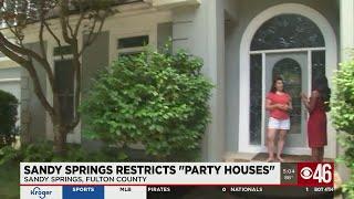 Sandy Springs bans "party houses"