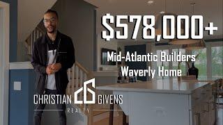 2,700 Square Foot Luxurious Townhome | Mid-Atlantic Builders | Starting at $578k in Bowie, Maryland