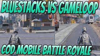 BlueStacks 4 vs Gameloop In Call Of Duty Mobile Battle Royale Mode Benchmark Test