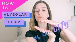 AMERICAN ACCENT TRAINING- HOW TO: Alveolar Flap T in American English | Pronounce the Flap