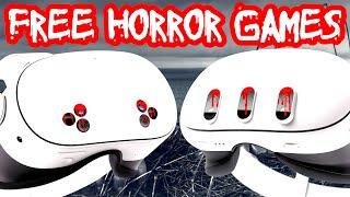 TOP FREE HORROR GAMES on Quest!! 2, 3 or 3S