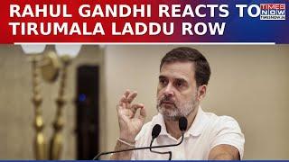 LoP Rahul Gandhi Demands Thorough Investigation Amid Ongoing Controversy Over Tirupati Laddu Row