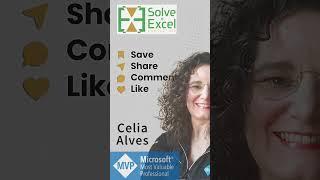 PROPER FUNCTION (Celia Alves - Microsoft MVP & Certified Excel Expert)