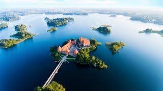 Trakai Castle in Lithuania early morning