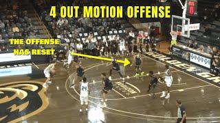 4 Out Motion Offense vs Man Defense