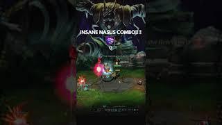 Season 11 INSANE NEW NASUS COMBO!!! #shorts