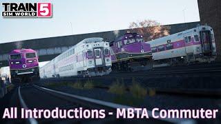 All Introductions - MBTA Commuter: Boston - Framingham/Worcester Line - First Look - #TrainSimWorld5