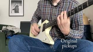 Gibson 500T ceramic vs AlNiCo PAF Explorer pickups