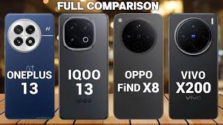 Iqoo 13 Vs Oneplus 13 Vs Oppo Find X8 Vs Vivo X200