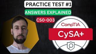 CompTIA Cysa+ CS0-003 certification. Practice test #1