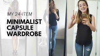 MY 24 PIECE CAPSULE WARDROBE! - Melissa Alexandria