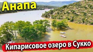 #Анапа СУККО КИПАРИСОВОЕ ОЗЕРО! ПЛЯЖ ЗАТОПИЛО! ЛЮДИ ДОБИРАЮТСЯ ВПЛАВЬ К КИПАРИСАМ!