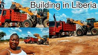 The real struggle of building in Liberia ( buying sand as a project manager in Liberia truck ride )