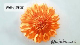 How to make a New Paper Star | DIY Star Decor  @ajubasart