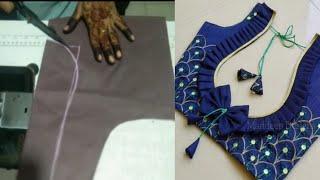 इस दिवाली बनाए इस तरह की यूनिक ब्लाउज ,इस ब्लाउज की step by step cutting and #blouse