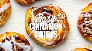 Puff Pastry Cinnamon Swirls | Supergolden Bakes