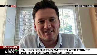 Talking cricketing matters with former Proteas Captain Graeme Smith