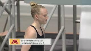 Women's Diving Sarah Bacon