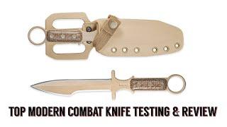 Bone Neoteric Gladius Knife Testing & Review | Top Modern Combat Blade