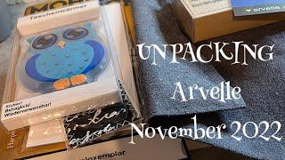 Arvelle UNPACKING mit tollen Sachen November 2022 #lenisveas bücherwelt