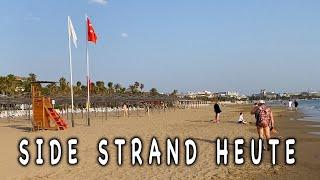 SIDE HEUTE. Strand. Meer. Türkei März 2025 MIRAMARE BEACH #evrenseki #side #türkei #antalya