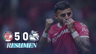 TOLUCA 5-0 PUEBLA J13  | Saluden  al DIABLO. Goleada INFERNAL