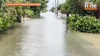 Treasure Island Streets Flooded as Hurricane Helene Approaches Florida |  News9