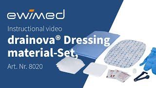 Instructional video, drainova® dressing set / Utbildningsvideo, drainova® förbandsmaterialset (8020)