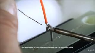 Professional Hand Soldering Training - Wire & Terminal Connections, J-hook Terminal