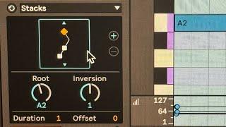 Ableton Live 12 Generative Stacks (Chords) thoughts, tips, ideas.