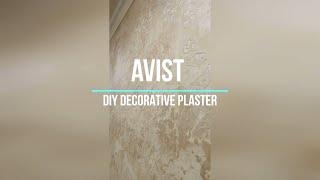 Декоративная штукатурка из Danogips - SuperFinish. DIY -Decorative plaster.